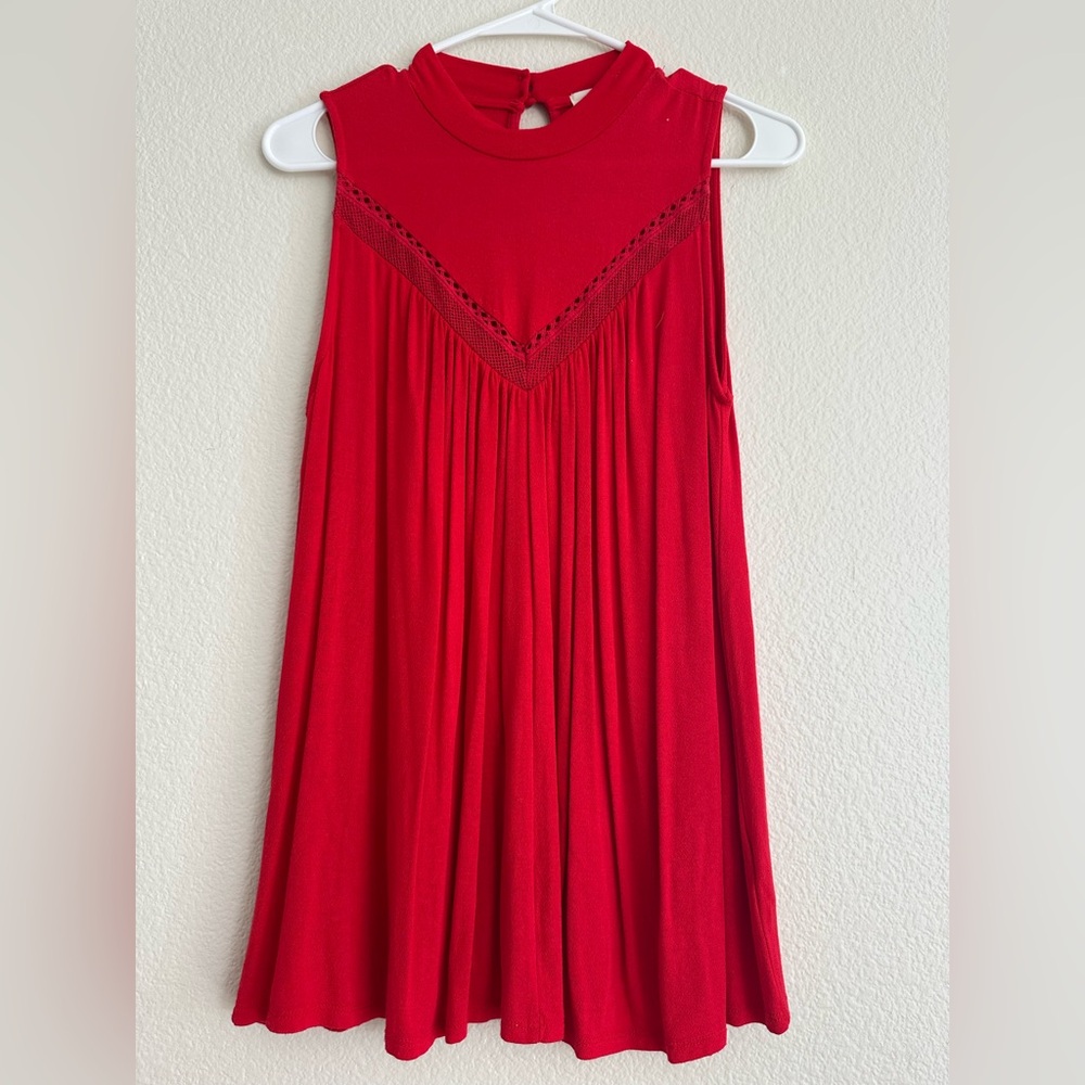 Everleigh Vibrant Red Tank Top